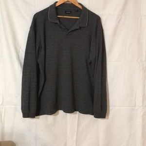 Izod Men’s Collared long sleeve Shirt